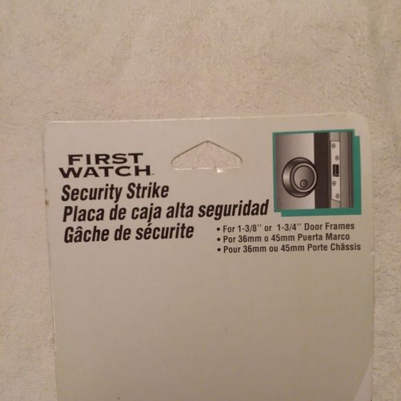 Brass First Watch Security Strike for Doors - Picture 4 of 6